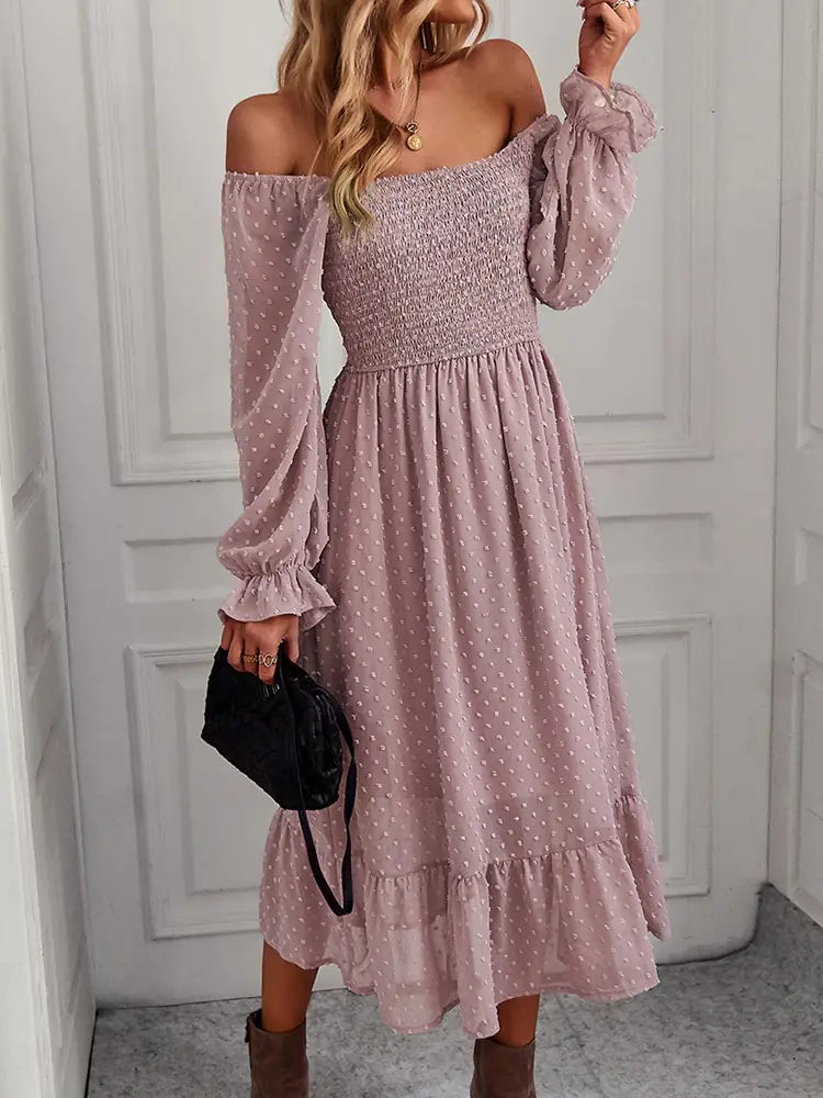 Ruffle Cami Meadow Long Dress