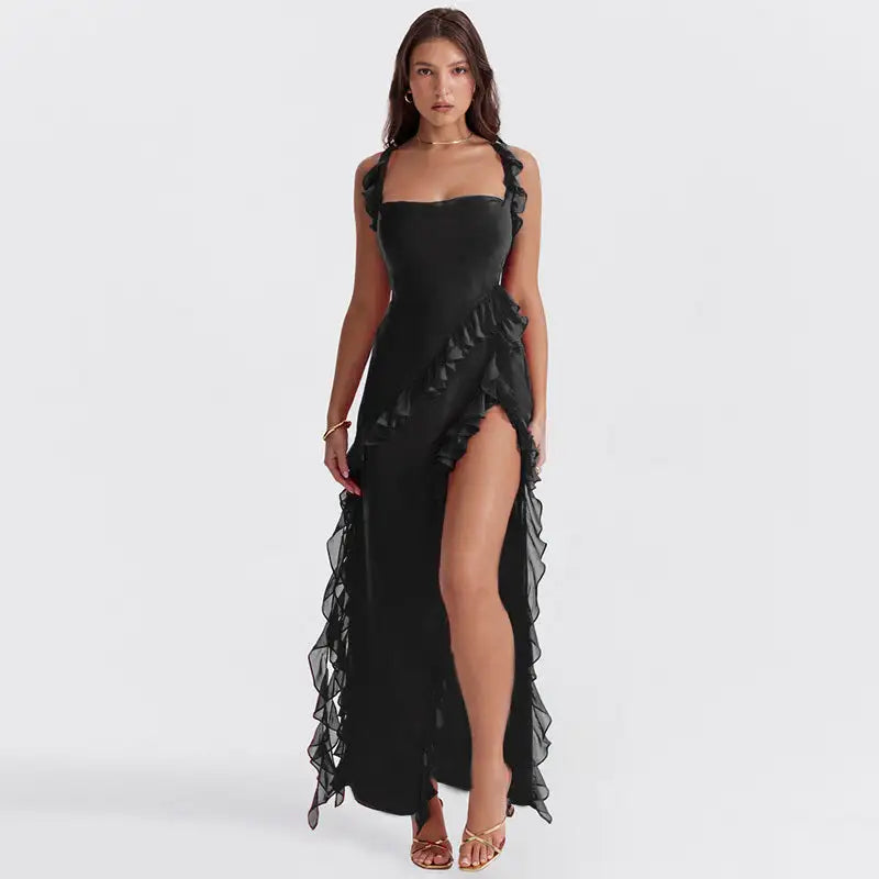 Superbe robe de cocktail longue