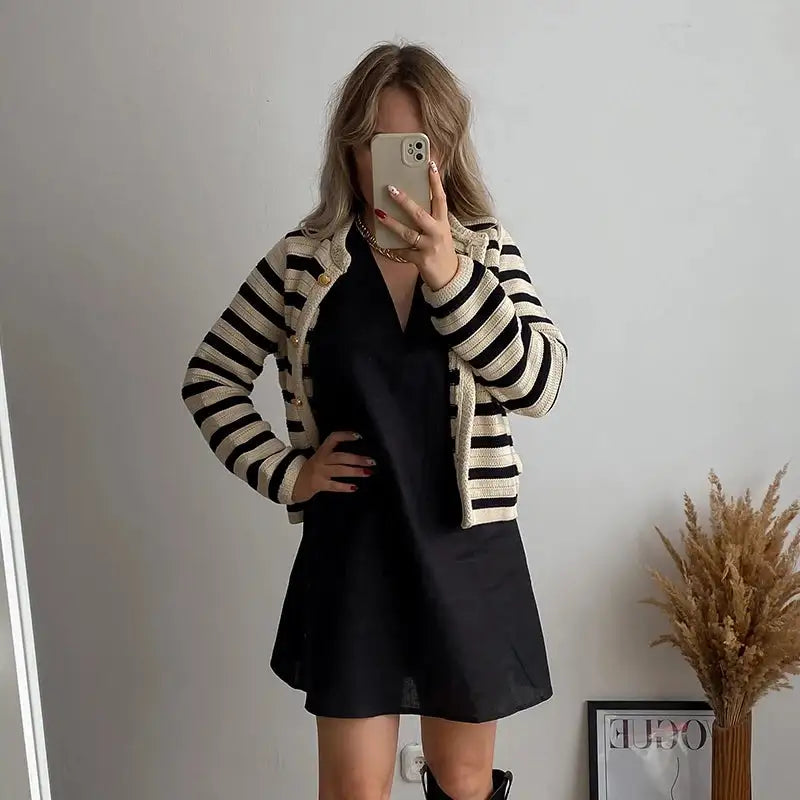 Mini-robe de luxe en lin