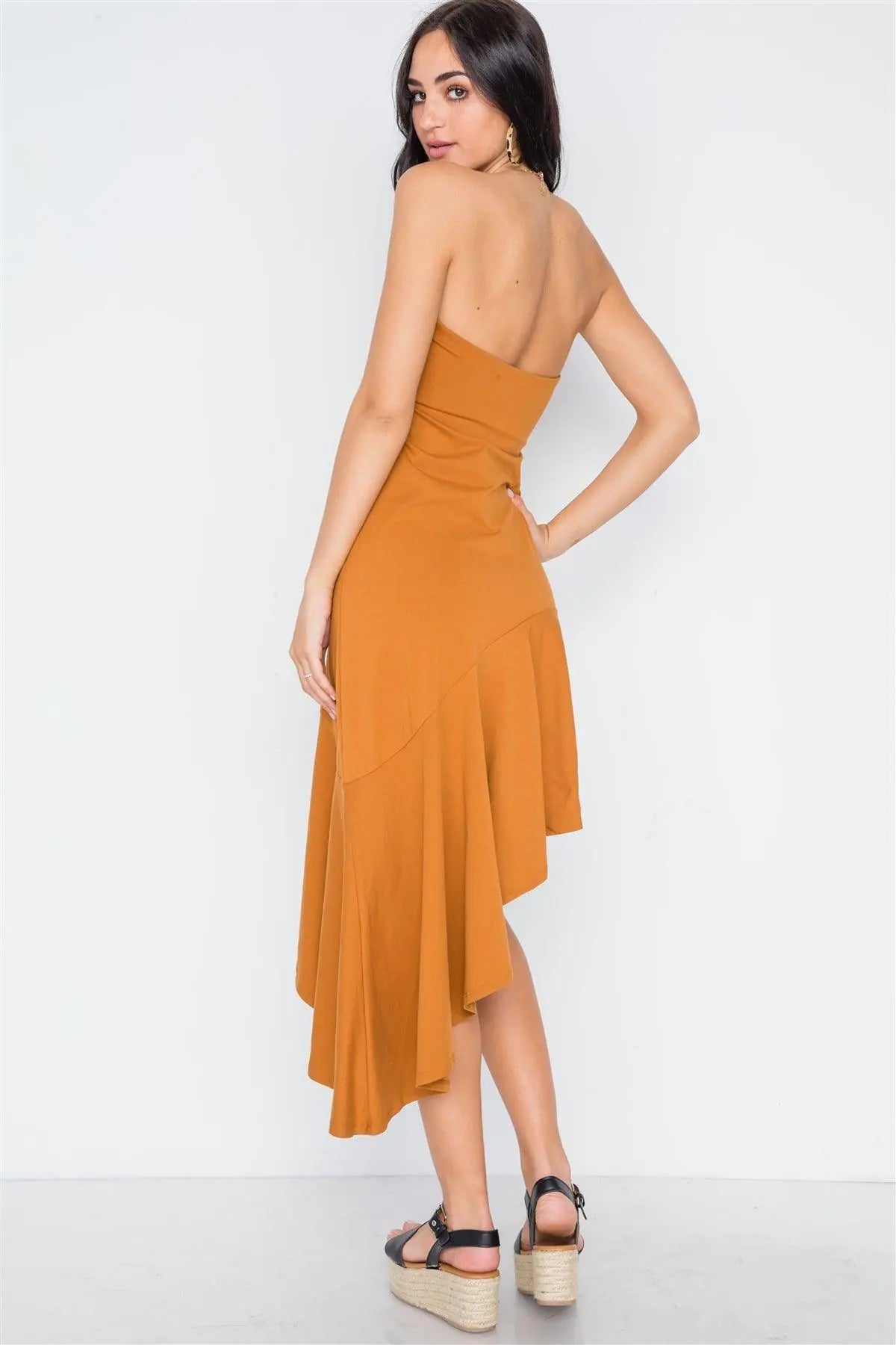 Marrakesh Hem Strapless Dress