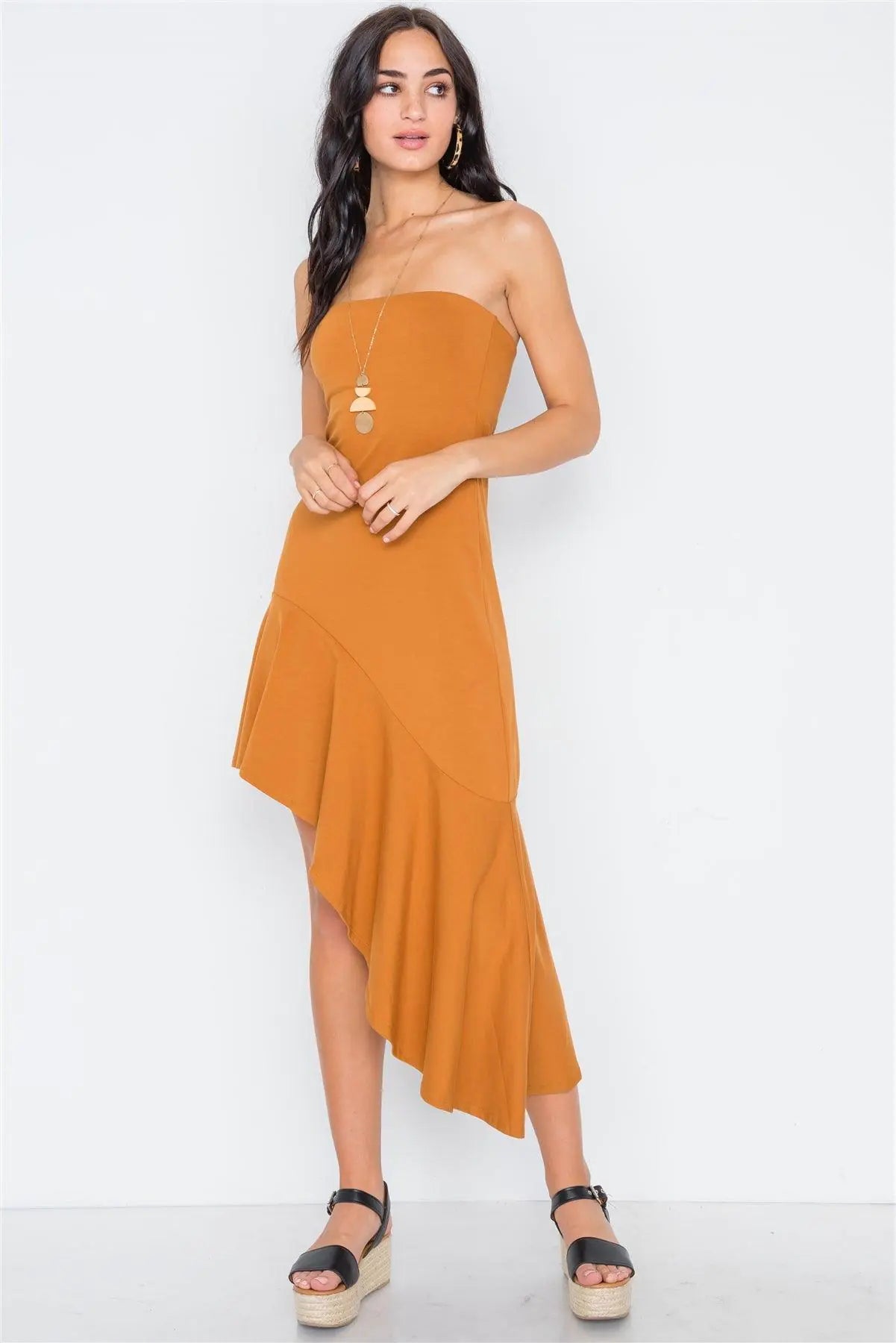 Marrakesh Hem Strapless Dress