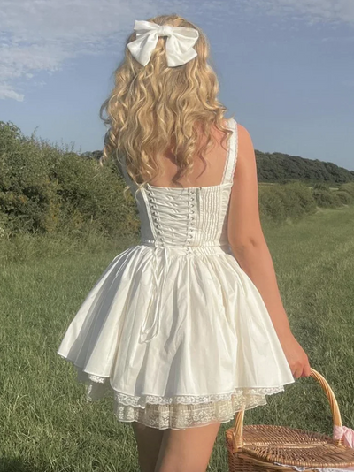 Robe d'été à lacets avec corset Lilly