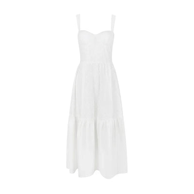 Nora Linen Midi Summer Dress