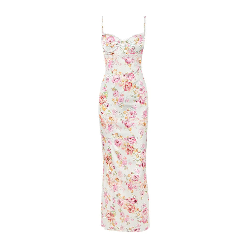 Celest Floral Maxi Summer Dress