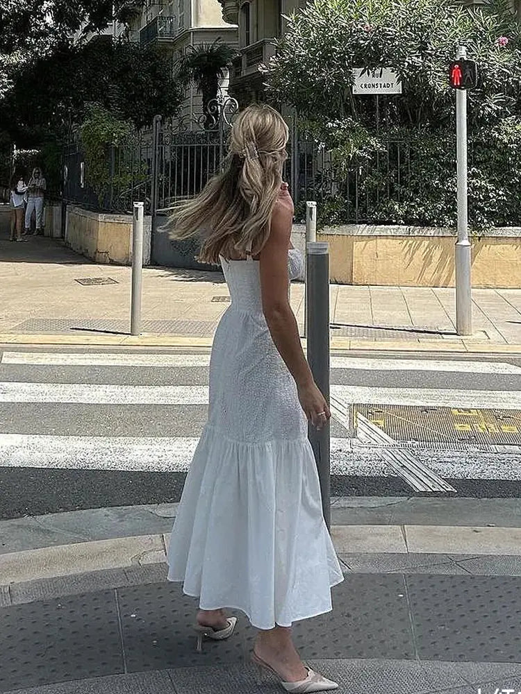 Robe d'été mi-longue en lin Nora