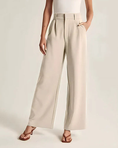 Taro Wide Leg Pleated Pants