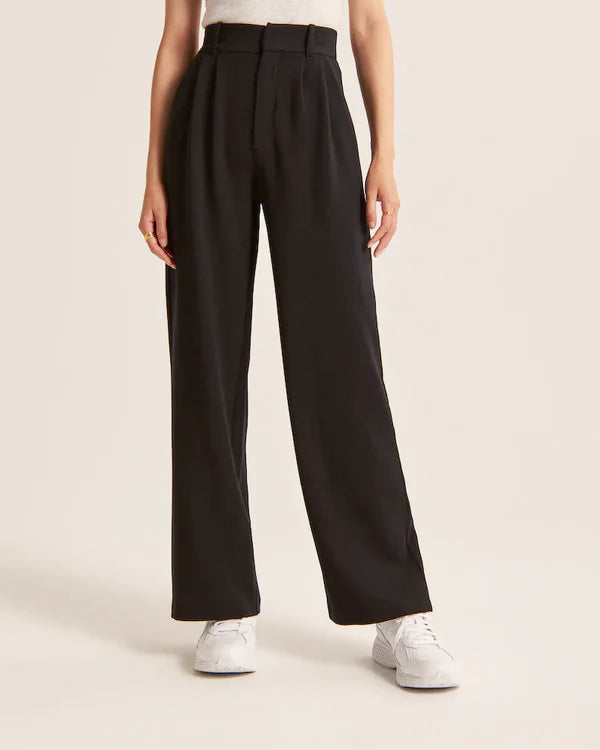 Taro Wide Leg Pleated Pants