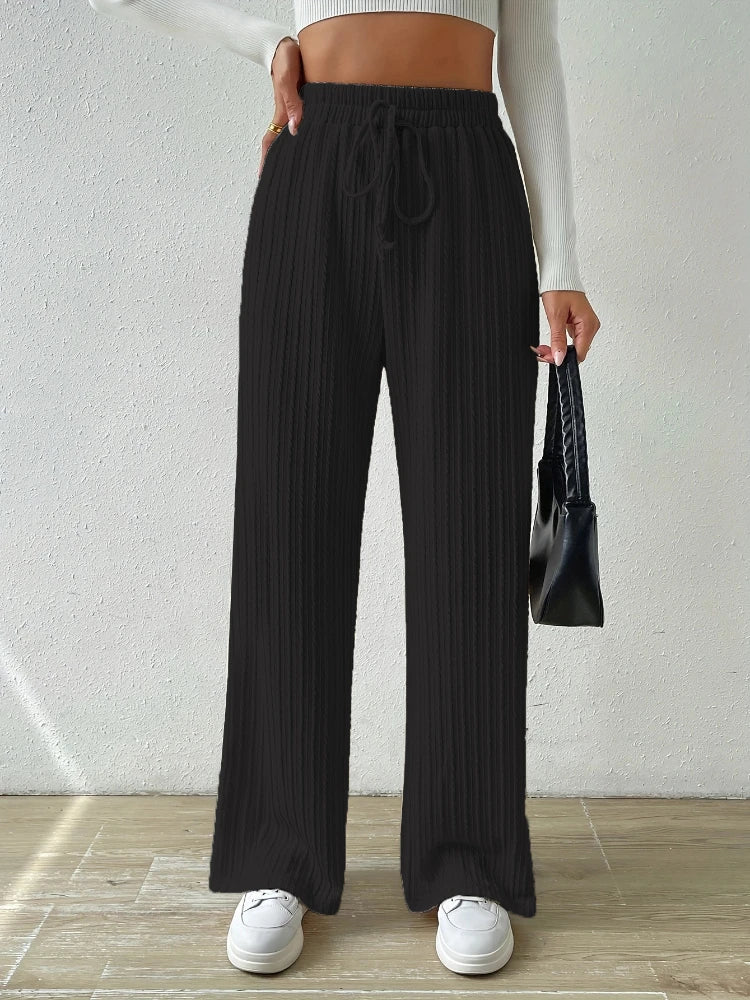 Kenna Knitted Wide Leg Pants