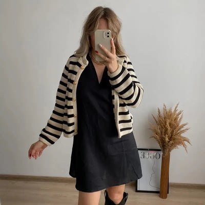 Mini-robe de luxe en lin